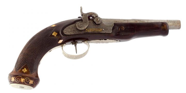 Pištolj paljenja na kapislu, 19. stoljeće, Regensburg